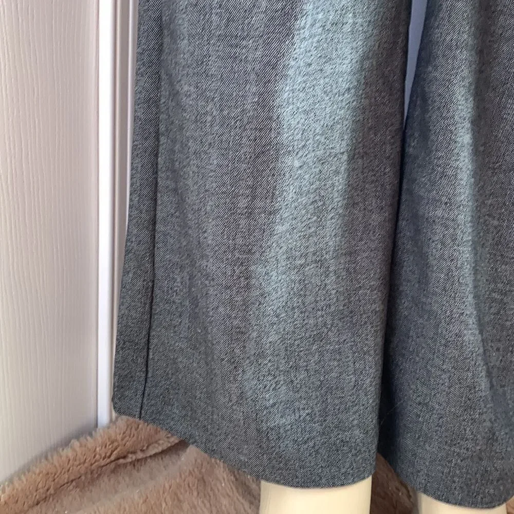 Liz Lange Maternity Full Panel Dress Pants Gray/ Black 6 - Picture 4 of 13